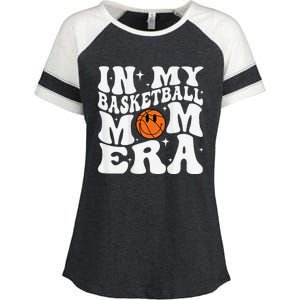 In My Basketball Mom Era Basketball Lover Mom Sport Enza Ladies Jersey Colorblock Tee