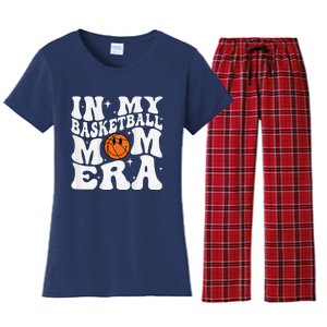 In My Basketball Mom Era Basketball Lover Mom Sport Women's Flannel Pajama Set