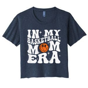 In My Basketball Mom Era Basketball Lover Mom Sport Women's Crop Top Tee