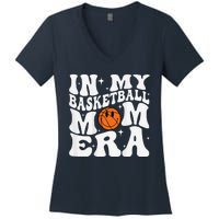 In My Basketball Mom Era Basketball Lover Mom Sport Women's V-Neck T-Shirt