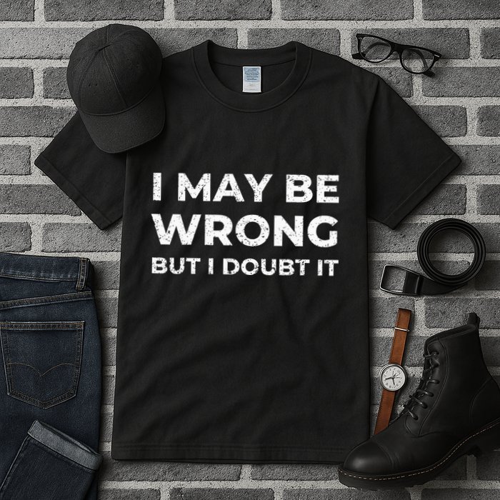 I May Be Wrong But I Doubt It Tall T-Shirt