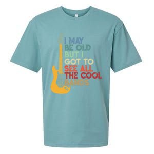 I May Be Old But I Got To See All The Cool Bands Funny Gift Sueded Cloud Jersey T-Shirt