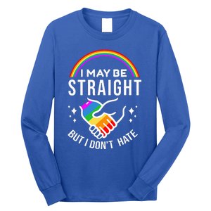 I May Be Straight But I DonT Hate Lgbt Gay Long Sleeve Shirt