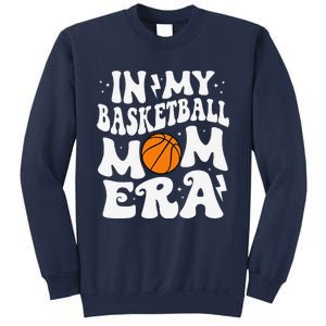 In My Basketball Mom Era Cute Groovy Basketball Mom Sweatshirt