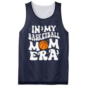 In My Basketball Mom Era Cute Groovy Basketball Mom Mesh Reversible Basketball Jersey Tank