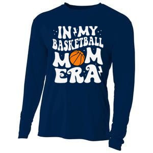 In My Basketball Mom Era Cute Groovy Basketball Mom Cooling Performance Long Sleeve Crew