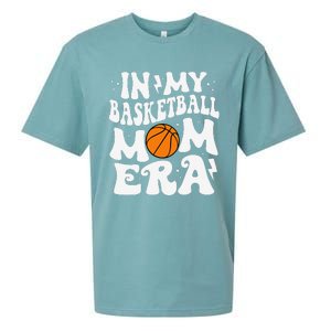 In My Basketball Mom Era Cute Groovy Basketball Mom Sueded Cloud Jersey T-Shirt