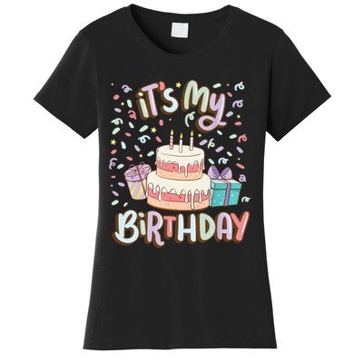 It's My Birthday Cake donut confetti Women's T-Shirt