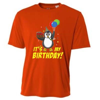 Its My Birthday Penguin Cooling Performance Crew T-Shirt