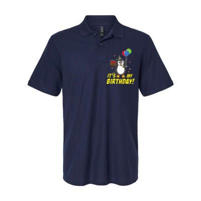 Its My Birthday Penguin Softstyle Adult Sport Polo