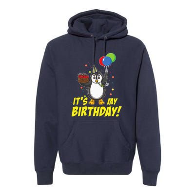 Its My Birthday Penguin Premium Hoodie