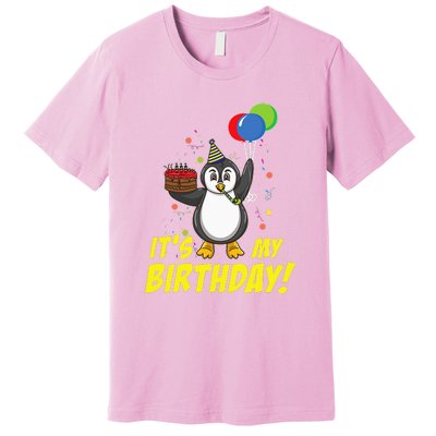 Its My Birthday Penguin Premium T-Shirt