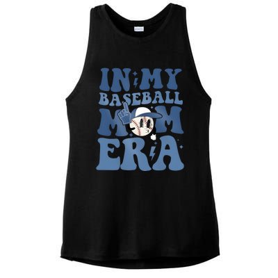 In My Baseball Era Baseball Game Day Ladies PosiCharge Tri-Blend Wicking Tank