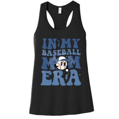 In My Baseball Era Baseball Game Day Women's Racerback Tank