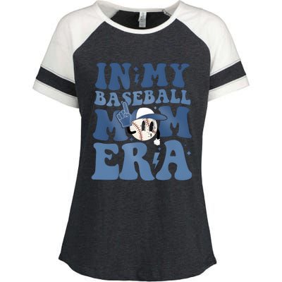 In My Baseball Era Baseball Game Day Enza Ladies Jersey Colorblock Tee