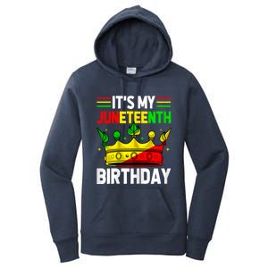 Its My Birthday Juneteenth Melanin African Black History Women's Pullover Hoodie