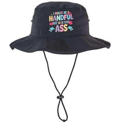 I Might Be A Handful But So Is This Ass Workout Gym Quote Bucket Hat