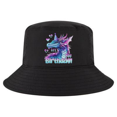It's My Birthday Dragon Party Cute Dragons Lover Theme Cool Comfort Performance Bucket Hat