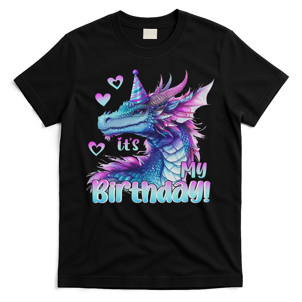 It's My Birthday Dragon Party Cute Dragons Lover Theme T-Shirt