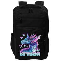 It's My Birthday Dragon Party Cute Dragons Lover Theme Impact Tech Backpack
