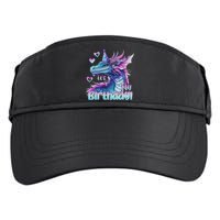 It's My Birthday Dragon Party Cute Dragons Lover Theme Adult Drive Performance Visor