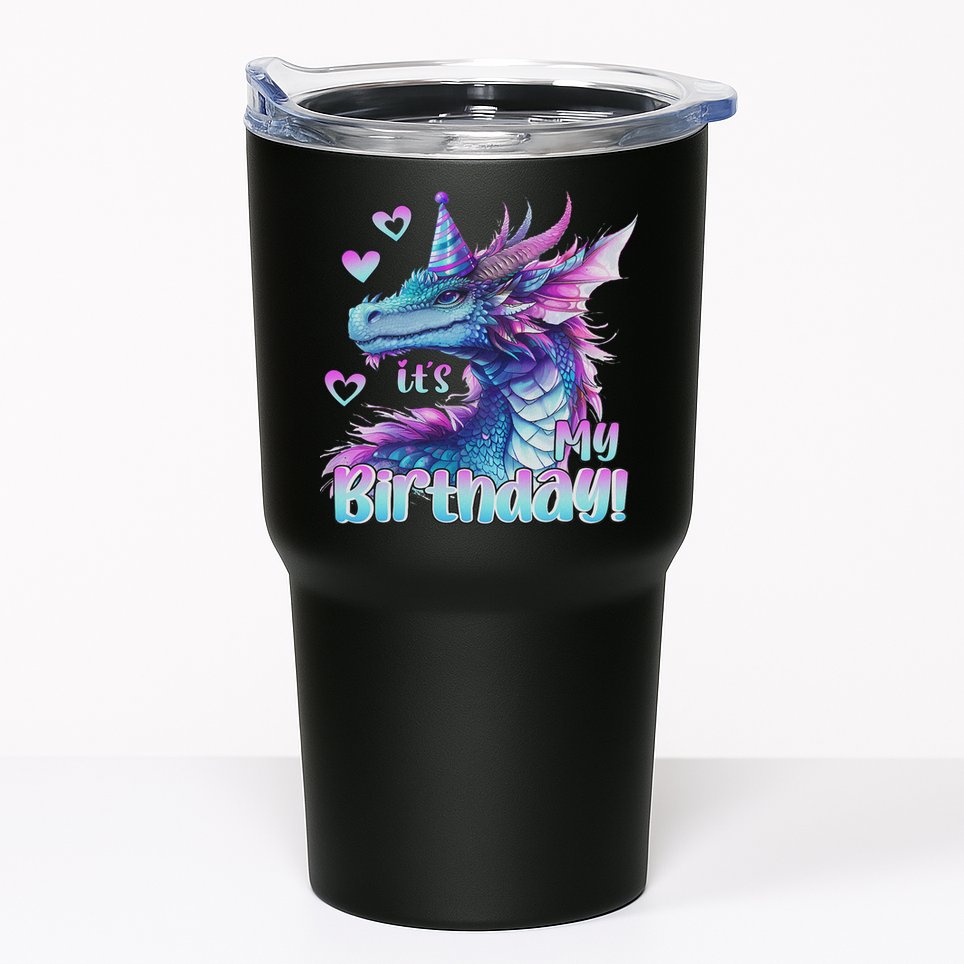 It's My Birthday Dragon Party Cute Dragons Lover Theme Tumbler