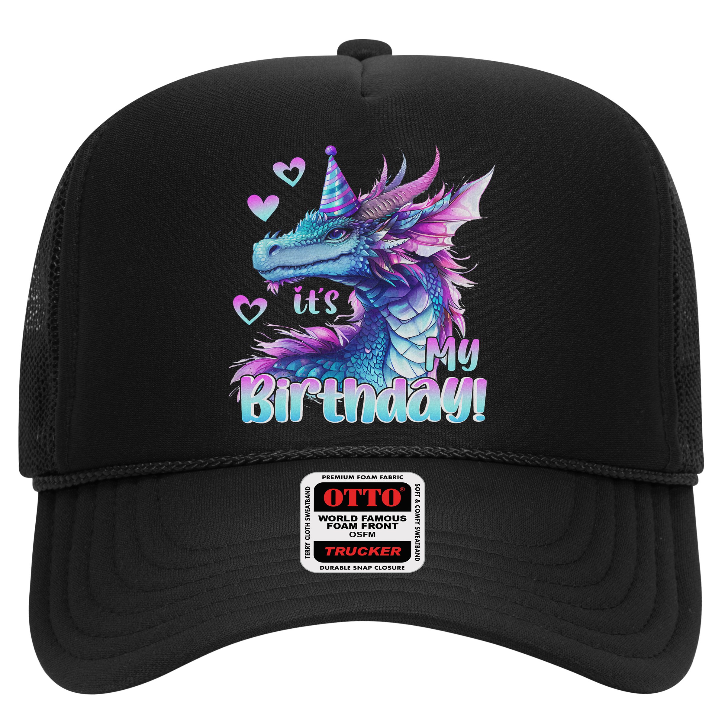 It's My Birthday Dragon Party Cute Dragons Lover Theme Hat