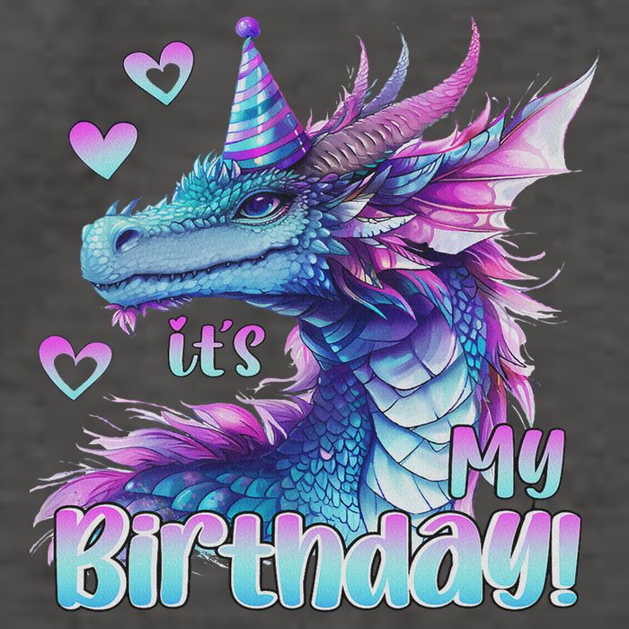 It's My Birthday Dragon Party Cute Dragons Lover Theme Vector Backpack