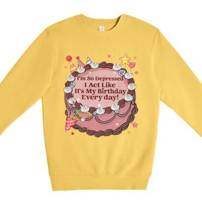 Its My Birthday Every Day Tortured Poets Ttpd Premium Crewneck Sweatshirt