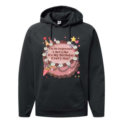 Its My Birthday Every Day Tortured Poets Ttpd Performance Fleece Hoodie