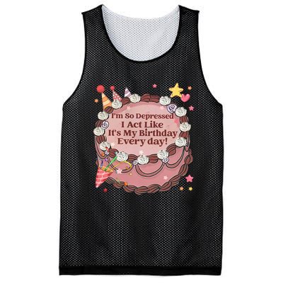 Its My Birthday Every Day Tortured Poets Ttpd Mesh Reversible Basketball Jersey Tank