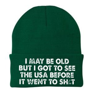 I May Be Old But I Got To See The Use Before It Went To Shit Knit Cap Winter Beanie