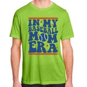 In My Baseball Mom Era Groovy Baseball Mom Team MotherS Day Gift Adult ChromaSoft Performance T-Shirt