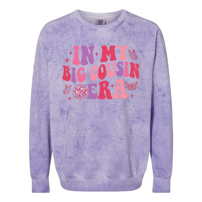 In My Big Cousin Era Funny Cool Cousin Colorblast Crewneck Sweatshirt