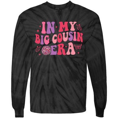 In My Big Cousin Era Funny Cool Cousin Tie-Dye Long Sleeve Shirt