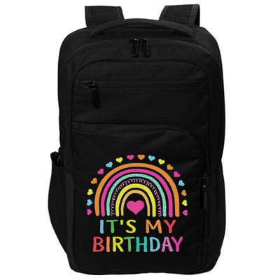 It's My Birthday For Women Ns Gift Rainbow Impact Tech Backpack