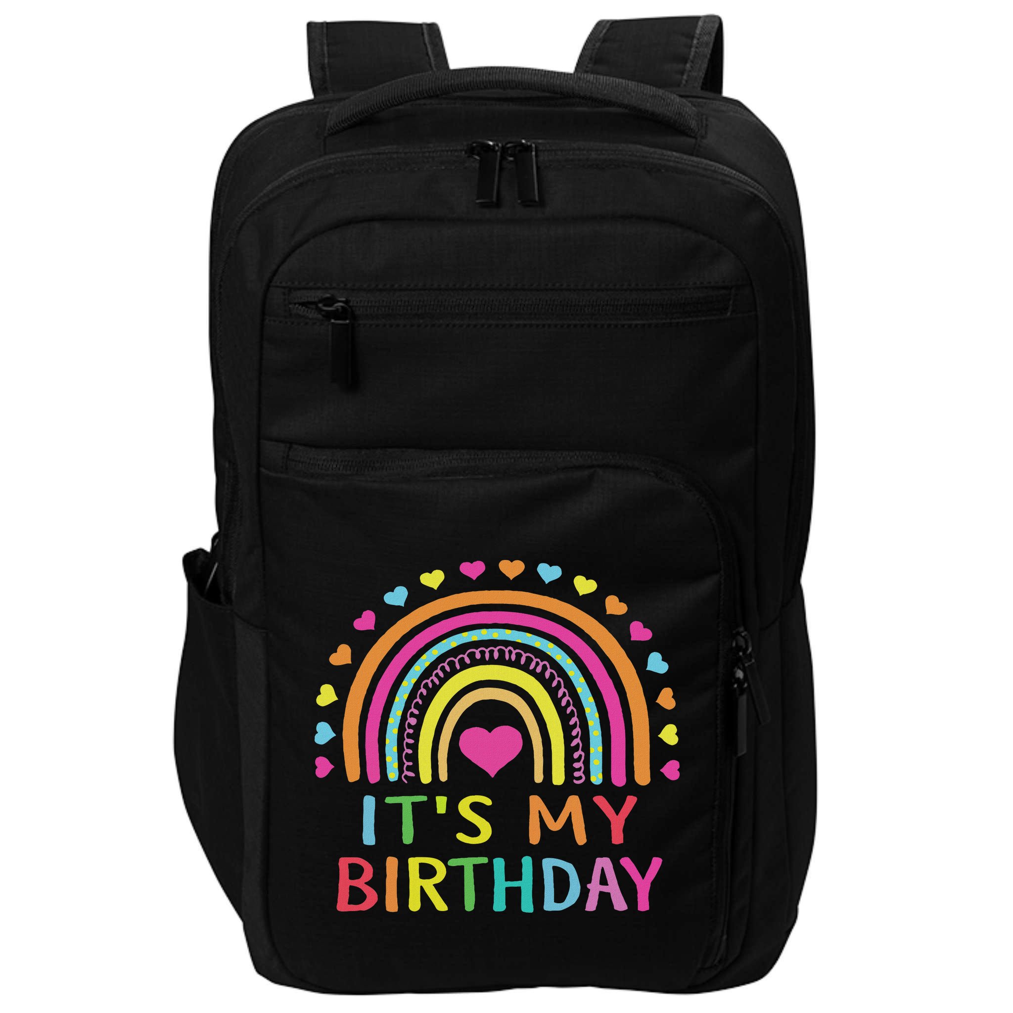 It's My Birthday For Women Ns Gift Rainbow Impact Tech Backpack