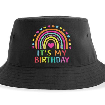 It's My Birthday For Women Ns Gift Rainbow Sustainable Bucket Hat