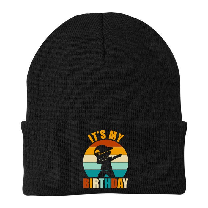 Its My Birthday Dab Retro Sunset Beanie