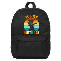 Its My Birthday Dab Retro Sunset 16 in Basic Backpack