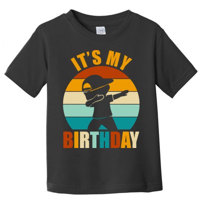 Its My Birthday Dab Retro Sunset Toddler T-Shirt