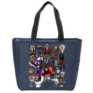 ItS My Birthday Speakerman Tvman Cameraman Toilet Zip Tote Bag