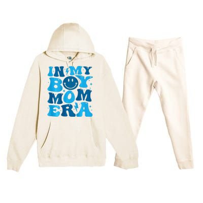 In My Boy Mom Era Premium Hooded Sweatsuit Set