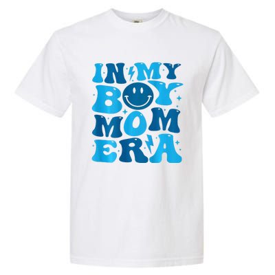 In My Boy Mom Era Garment-Dyed Heavyweight T-Shirt