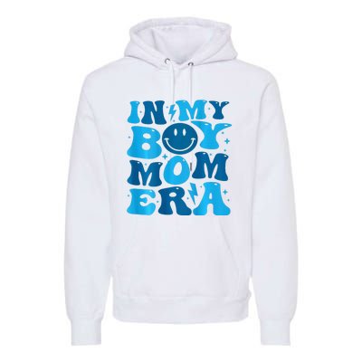 In My Boy Mom Era Premium Hoodie