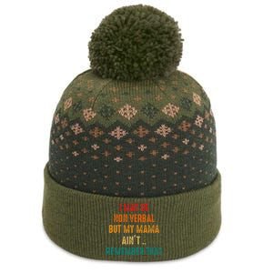 I May Be Non Verbal Nonverbal Autism Awareness The Baniff Cuffed Pom Beanie