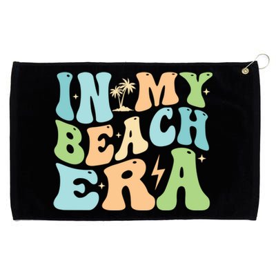 In My Beach Era Groovy Summer Gift Grommeted Golf Towel