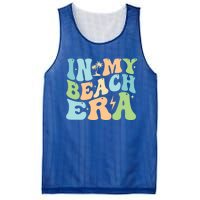 In My Beach Era Groovy Summer Gift Mesh Reversible Basketball Jersey Tank