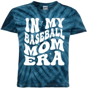 In My Baseball Mom Era Kids Tie-Dye T-Shirt