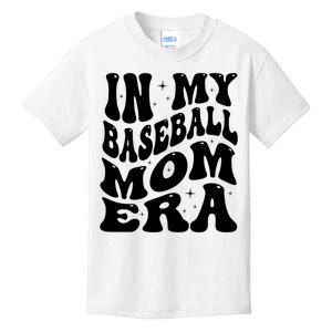 In My Baseball Mom Era Kids T-Shirt